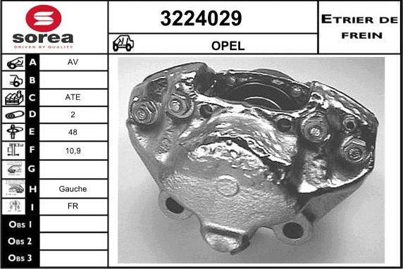 Sera 3224029 - Тормозной суппорт autodnr.net