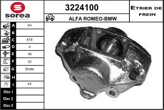 Sera 3224100 - Тормозной суппорт autodnr.net