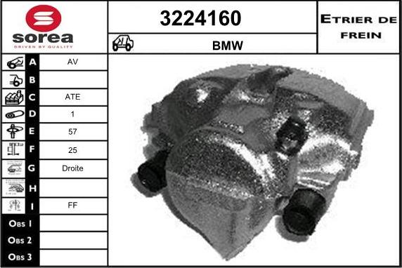 Sera 3224160 - Тормозной суппорт autodnr.net