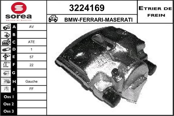 Sera 3224169 - Тормозной суппорт autodnr.net