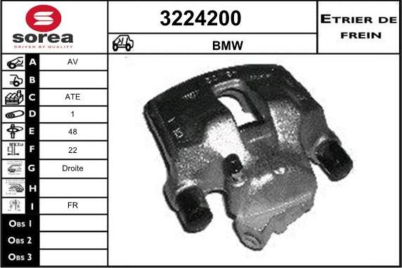 Sera 3224200 - Тормозной суппорт autodnr.net