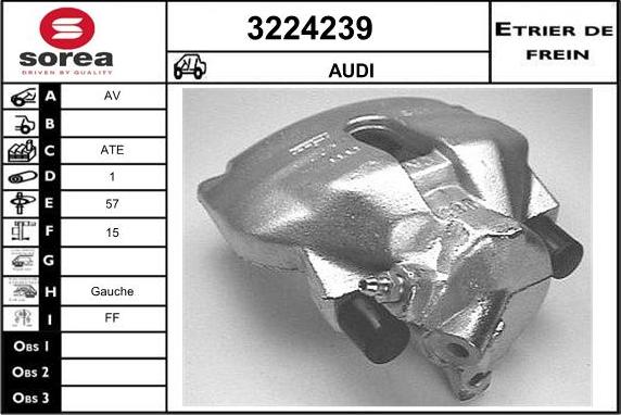 Sera 3224239 - Тормозной суппорт autodnr.net