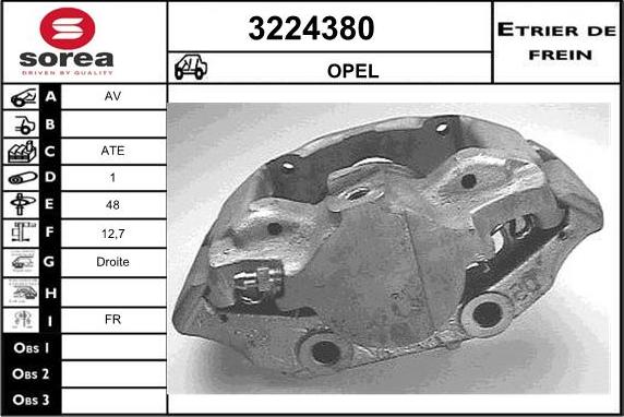 Sera 3224380 - Тормозной суппорт autodnr.net