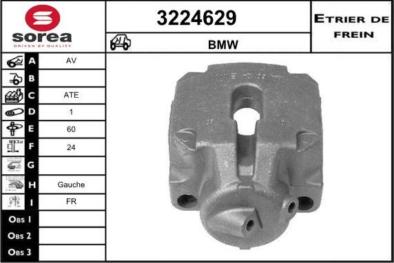 Sera 3224629 - Тормозной суппорт autodnr.net