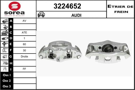 Sera 3224652 - Тормозной суппорт autodnr.net