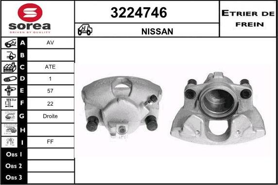 Sera 3224746 - Тормозной суппорт autodnr.net