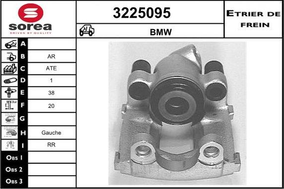 Sera 3225095 - Тормозной суппорт autodnr.net