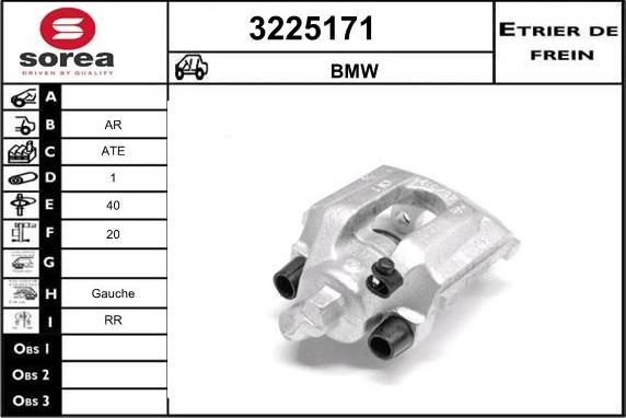 Sera 3225171 - Тормозной суппорт autodnr.net