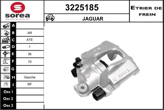 Sera 3225185 - Гальмівний супорт autocars.com.ua