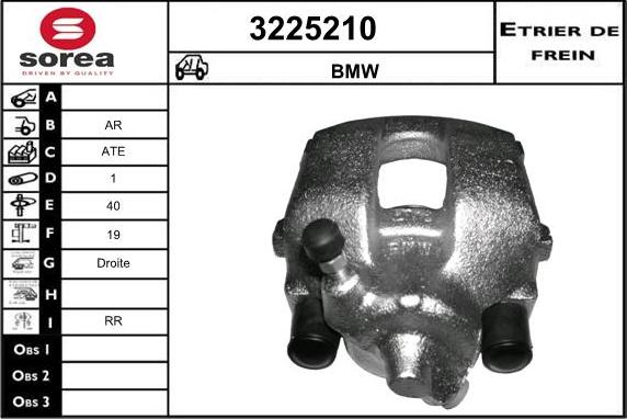 Sera 3225210 - Гальмівний супорт autocars.com.ua