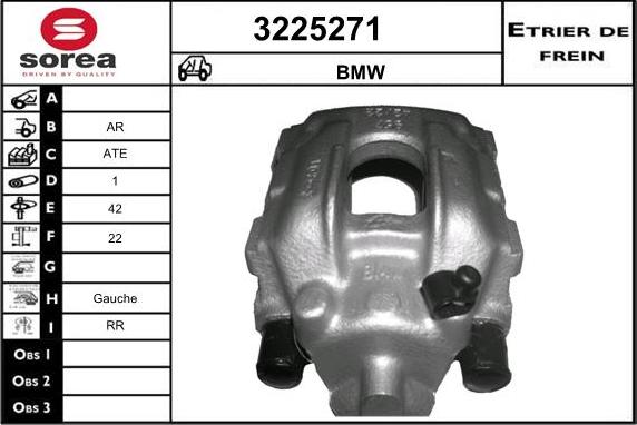 Sera 3225271 - Гальмівний супорт autocars.com.ua