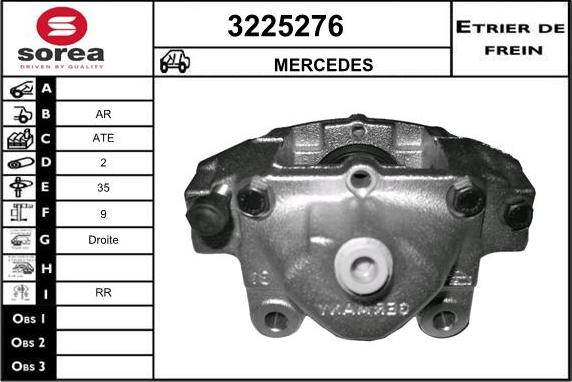 Sera 3225276 - Тормозной суппорт autodnr.net