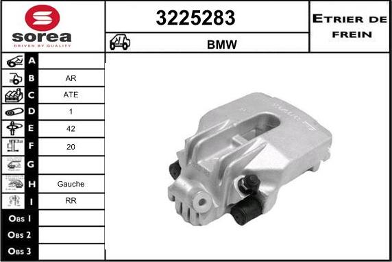 Sera 3225283 - Гальмівний супорт autocars.com.ua