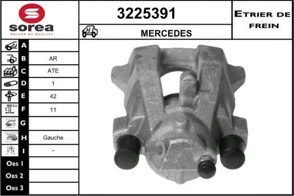 Sera 3225391 - Тормозной суппорт autodnr.net