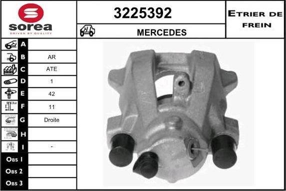 Sera 3225392 - Тормозной суппорт autodnr.net