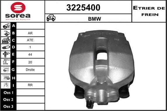 Sera 3225400 - Гальмівний супорт autocars.com.ua