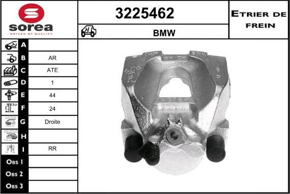 Sera 3225462 - Гальмівний супорт autocars.com.ua