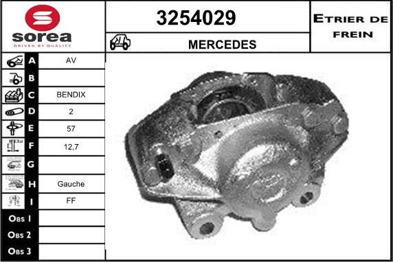 Sera 3254029 - Тормозной суппорт autodnr.net