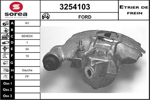 Sera 3254103 - Тормозной суппорт autodnr.net