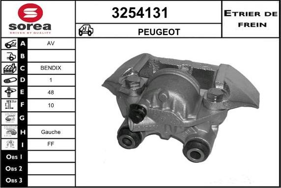 Sera 3254131 - Тормозной суппорт autodnr.net