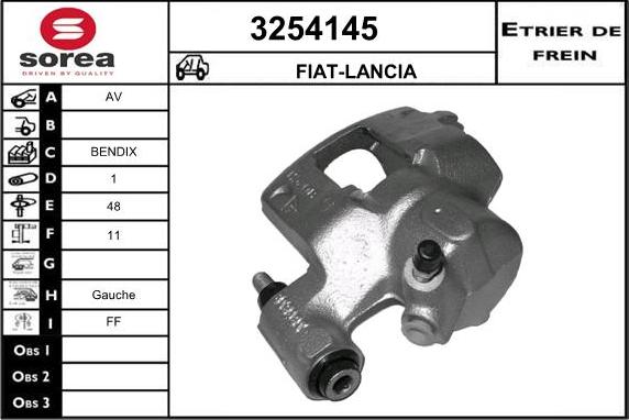 Sera 3254145 - Гальмівний супорт autocars.com.ua