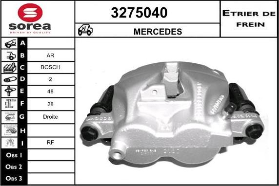 Sera 3275040 - Тормозной суппорт autodnr.net