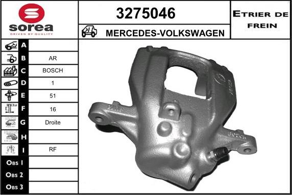 Sera 3275046 - Тормозной суппорт autodnr.net