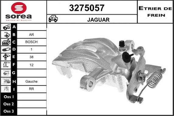 Sera 3275057 - Гальмівний супорт autocars.com.ua