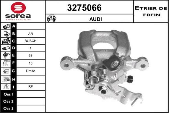 Sera 3275066 - Гальмівний супорт autocars.com.ua