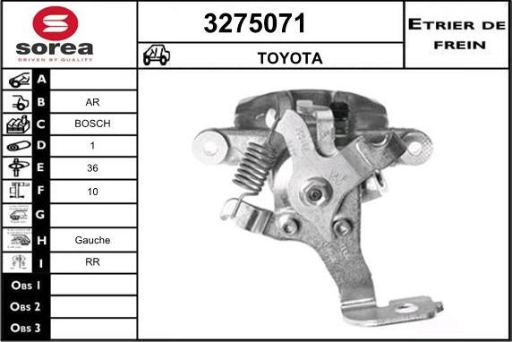 Sera 3275071 - Гальмівний супорт autocars.com.ua