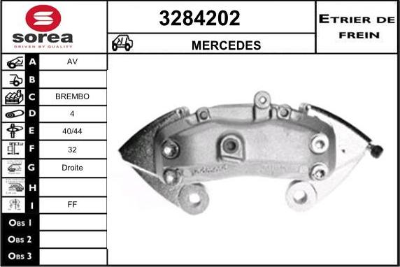 Sera 3284202 - Тормозной суппорт autodnr.net