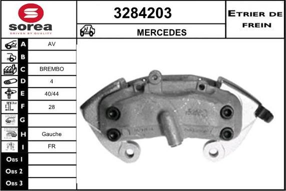 Sera 3284203 - Тормозной суппорт autodnr.net