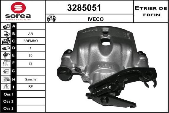 Sera 3285051 - Тормозной суппорт autodnr.net