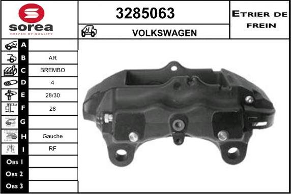 Sera 3285063 - Гальмівний супорт autocars.com.ua