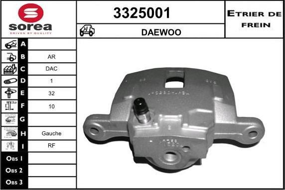 Sera 3325001 - Тормозной суппорт autodnr.net