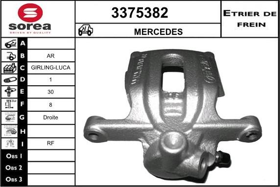 Sera 3375382 - Тормозной суппорт autodnr.net