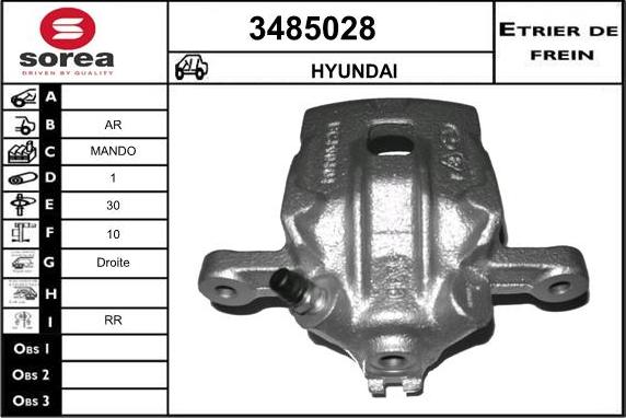 Sera 3485028 - Тормозной суппорт autodnr.net