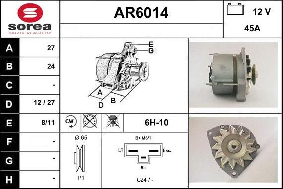 Sera AR6014 - Генератор autocars.com.ua