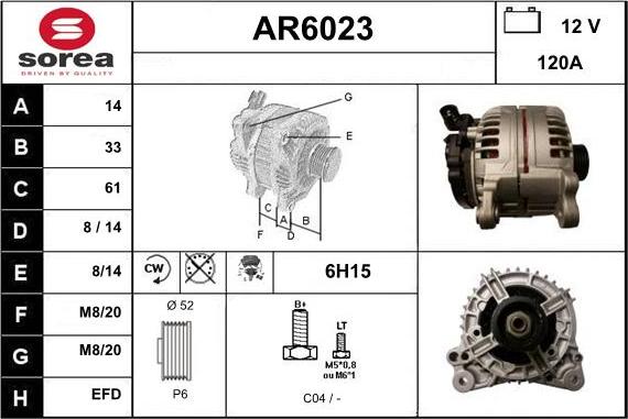 Sera AR6023 - Генератор autocars.com.ua