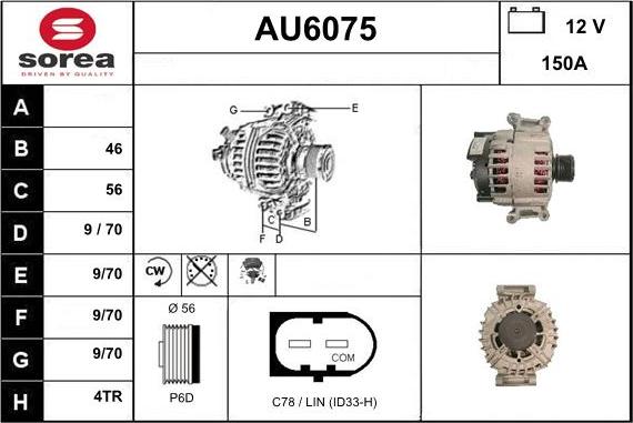 Sera AU6075 - Генератор autodnr.net