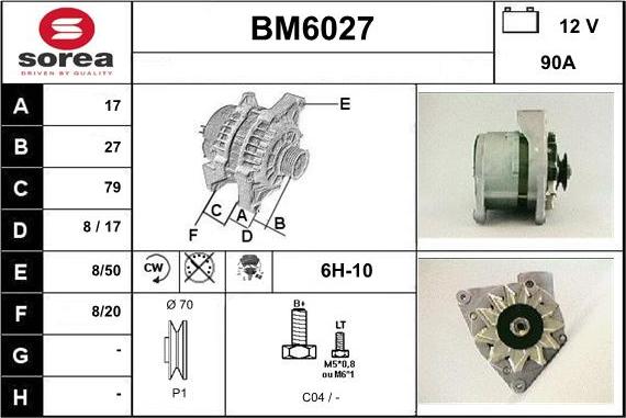 Sera BM6027 - Генератор autocars.com.ua