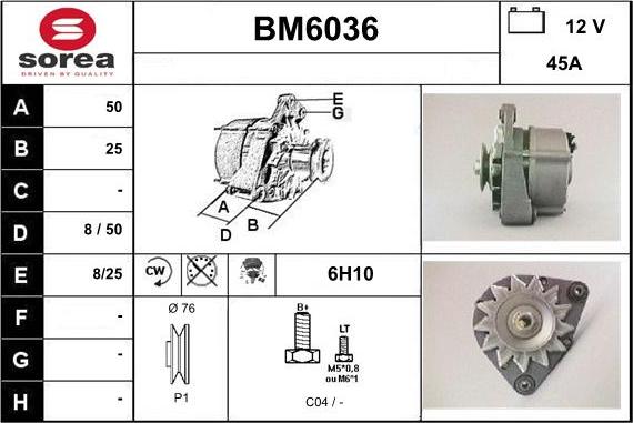 Sera BM6036 - Генератор autodnr.net