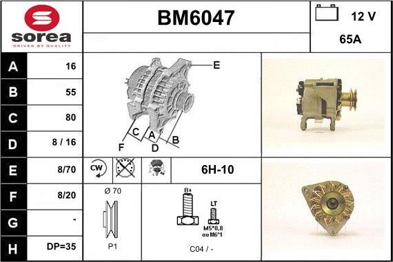 Sera BM6047 - Генератор autocars.com.ua