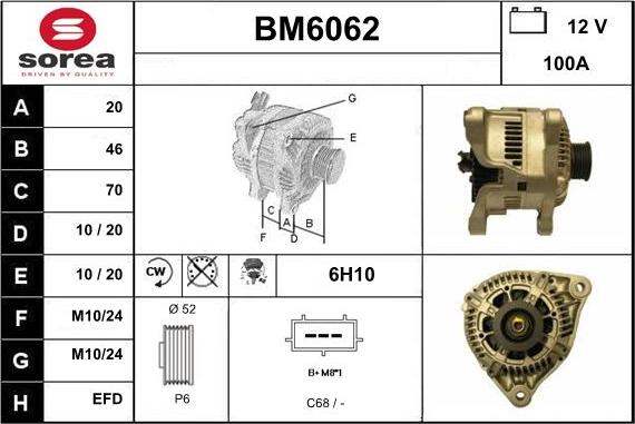 Sera BM6062 - Генератор autocars.com.ua