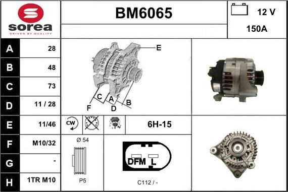 Sera BM6065 - Генератор autocars.com.ua