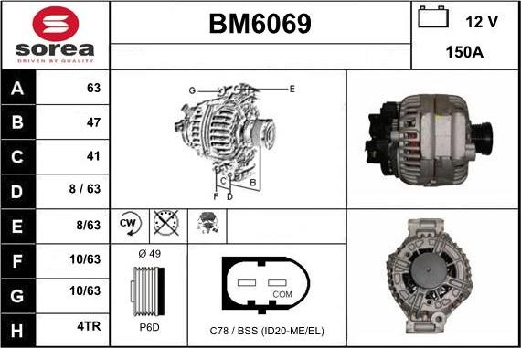 Sera BM6069 - Генератор autocars.com.ua