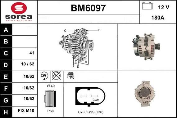 Sera BM6097 - Генератор autocars.com.ua