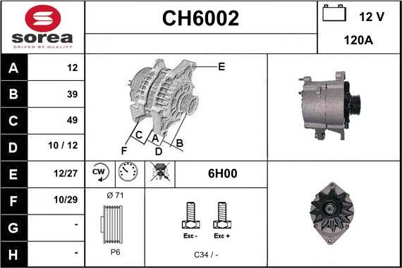 Sera CH6002 - Генератор autocars.com.ua