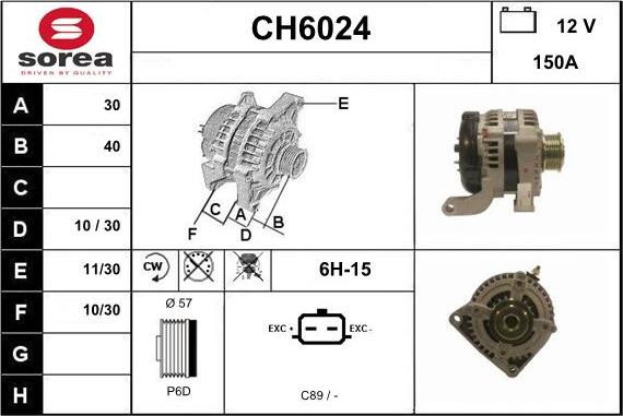 Sera CH6024 - Генератор autodnr.net