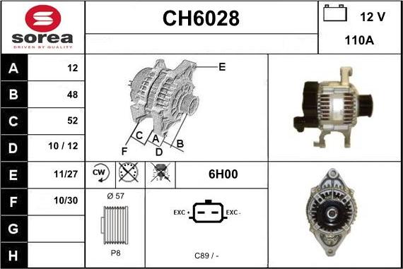 Sera CH6028 - Генератор autodnr.net